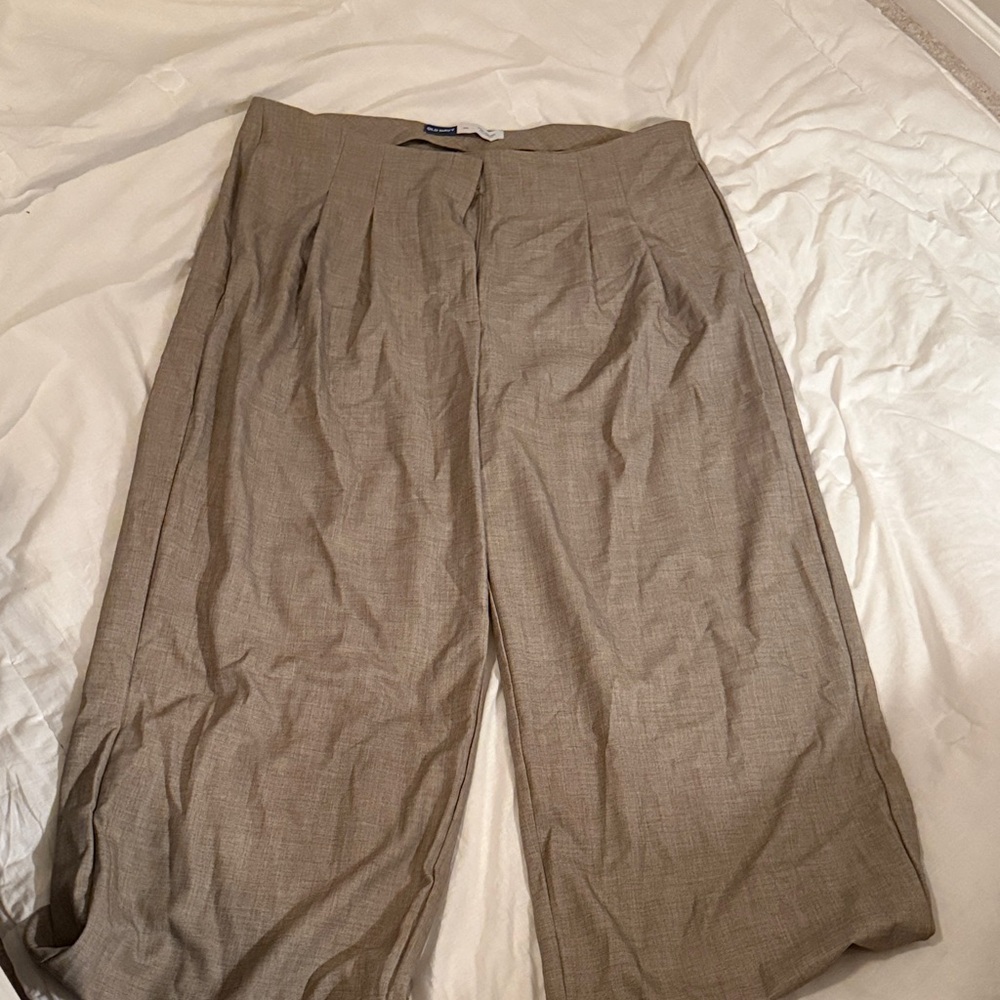 Old Navy Taupe High-Rise Trousers
